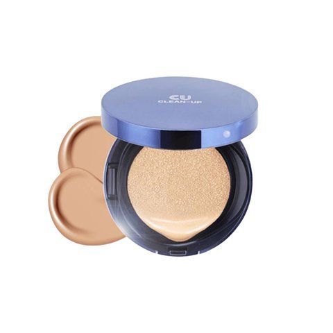CU Skin &ndash; Clean-Up Skinfit Cushion Pact (Ton 21) &ndash; Інноваційний кушон зі змінним блоком SPF50+ PA+++ (Тон 21) 000012291 фото